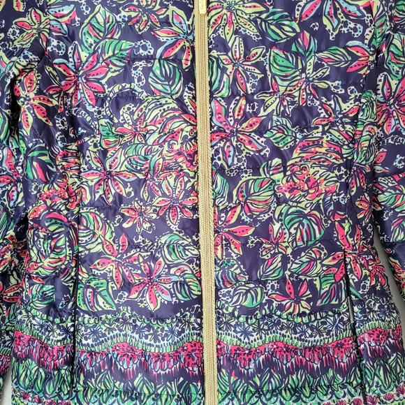 LILLY PULITZER Lilah Reversible Down Jacket NWOT. Size S - Picture 7 of 16